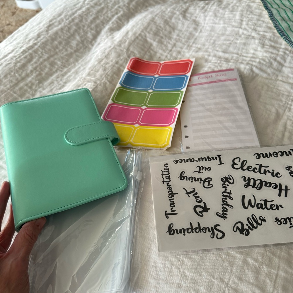 Mint Green Planner with Accessories
